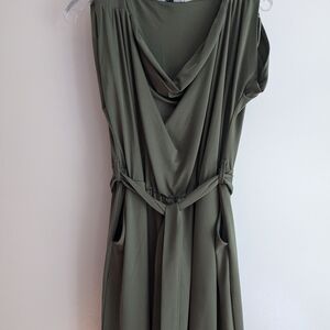 Chic Olive Green Jumpsuit